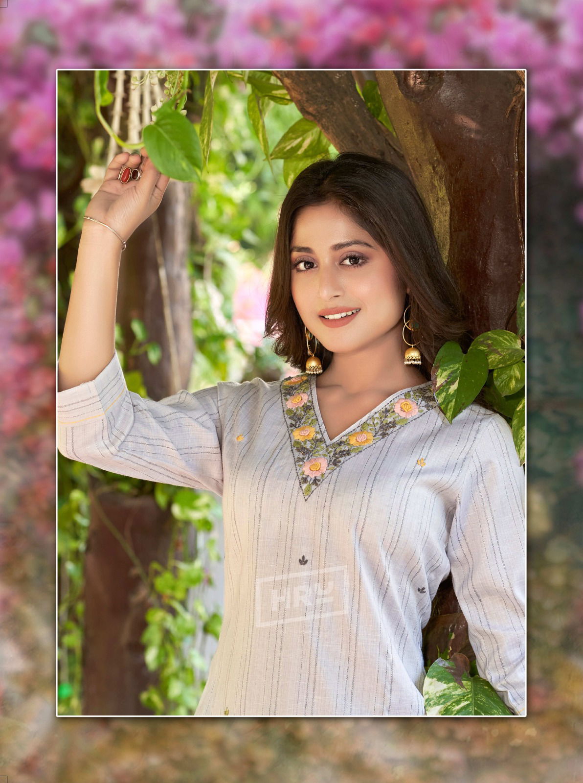 Hema Vol 3 By Hru Straight Cut Viscose Embroidery Kurtis Wholesale Shop In Surat